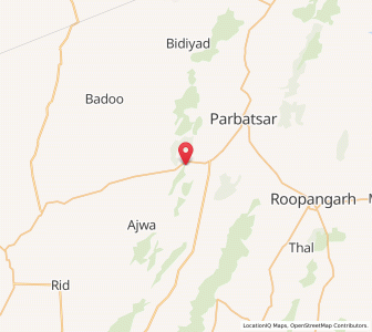 Map of Raondhi, Rajasthan