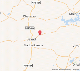 Map of Rarodra, Gujarat