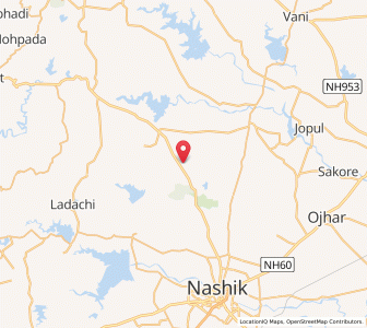 Map of Rasegaon, Maharashtra