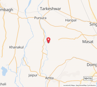 Map of Rasidpur, West Bengal
