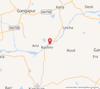 Map of Rasmi, Rajasthan