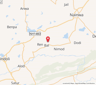 Map of Rata Barda, Rajasthan