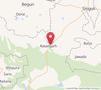 Map of Ratangarh, Rajasthan