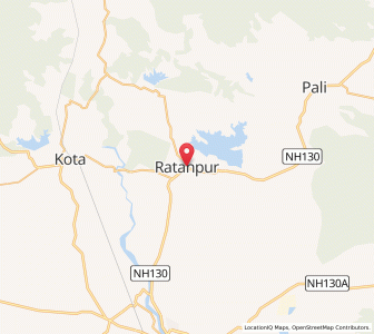 Map of Ratanpur, Chhattisgarh