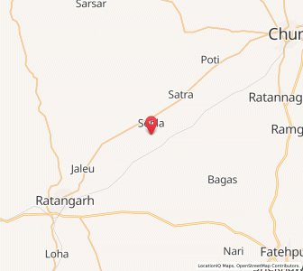 Map of Ratansara, Rajasthan