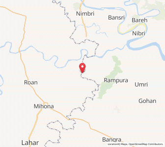 Map of Rathauranpura, Uttar Pradesh