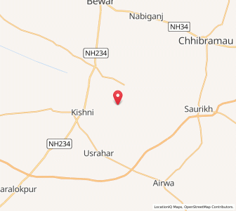 Map of Ratheh, Uttar Pradesh