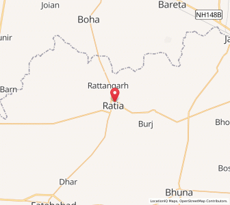 Map of Ratia, Haryana