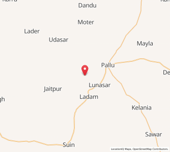 Map of Ratnadesar Dudli, Rajasthan