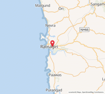 Map of Ratnagiri, Odisha