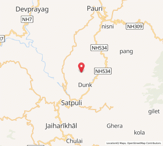 Map of Raur, Uttarakhand