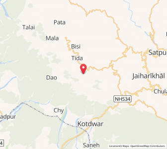 Map of Rauriyal Judda, Uttarakhand