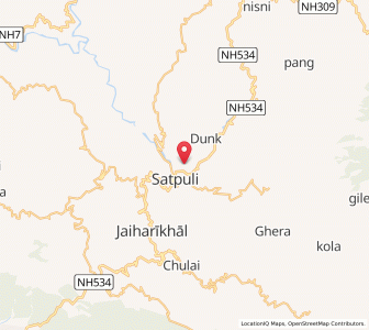 Map of Rautela, Uttarakhand
