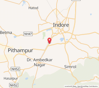 Map of Ravu, Madhya Pradesh
