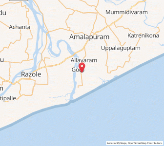 Map of Ravulapalem, Andhra Pradesh