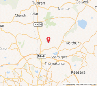 Map of Rawalkol, Andhra Pradesh