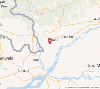 Map of Rawan, Kashmir