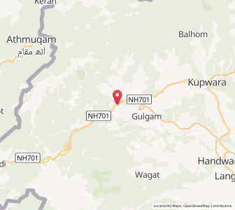 Map of Rawatpur, Kashmir