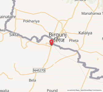 Map of Raxaul, Bihar
