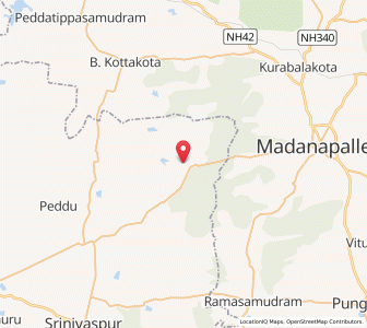 Map of Rayalpadu, Karnataka