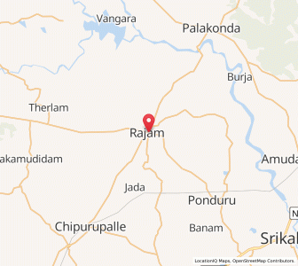 Map of Razam, Andhra Pradesh