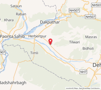 Map of Redapur, Uttarakhand