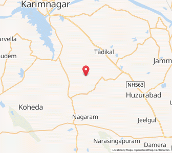 Map of Rekonda, Andhra Pradesh