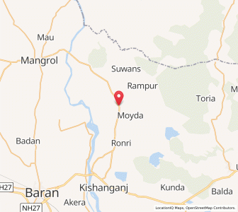 Map of Relawan, Rajasthan