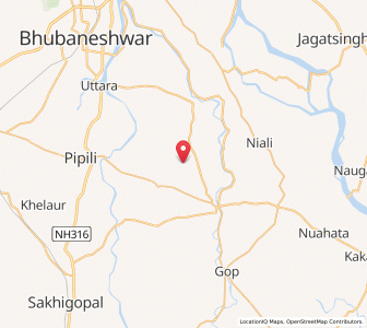Map of Renghalo, Odisha
