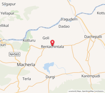 Map of Rentachintala, Andhra Pradesh