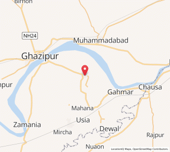 Map of Reotipur, Uttar Pradesh