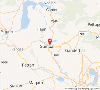 Map of Reshipur, Kashmir