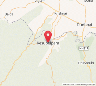 Map of Resubelpara, Meghalaya