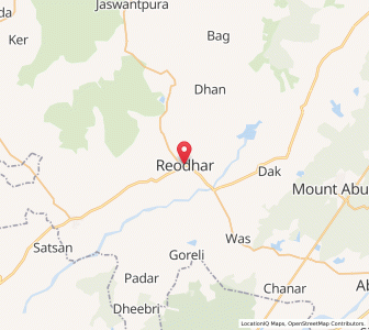 Map of Revdar, Rajasthan
