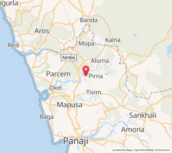 Map of Revora, Goa