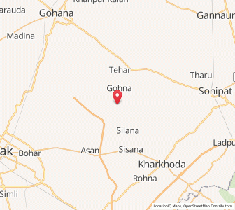 Map of Ridhao, Haryana