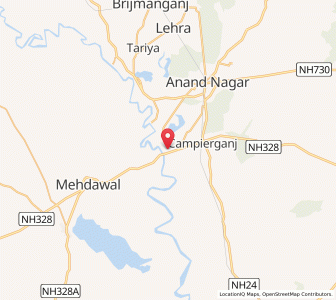 Map of Rigauli, Uttar Pradesh