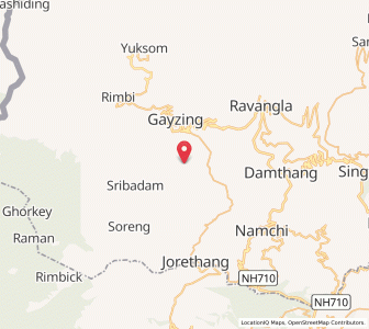 Map of Rinchingpong, Sikkim