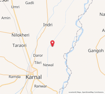 Map of Rindal, Haryana