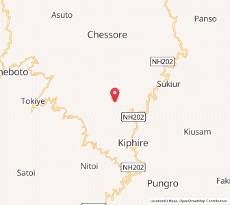 Map of Rishetsu, Nagaland
