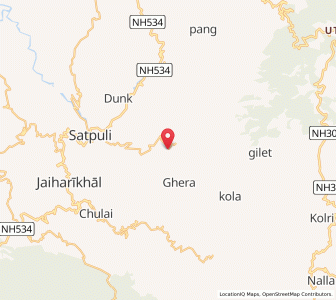 Map of Rithakhal, Uttarakhand