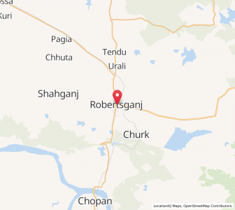 Map of Robertsganj, Uttar Pradesh
