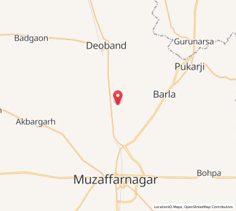 Map of Rohana, Uttar Pradesh