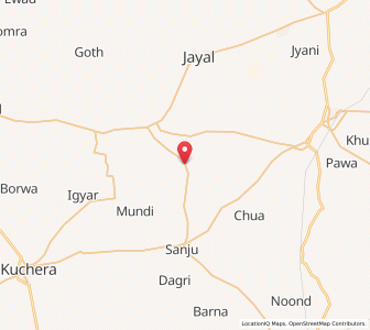 Map of Rohina, Rajasthan