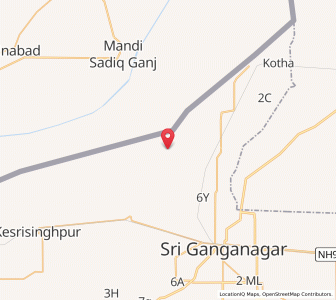 Map of Rohiranwali Satharan, Rajasthan