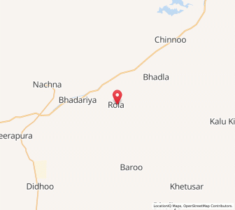 Map of Rola ki Dhani, Rajasthan