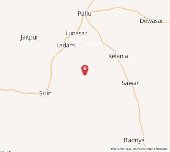Map of Rolasar, Rajasthan