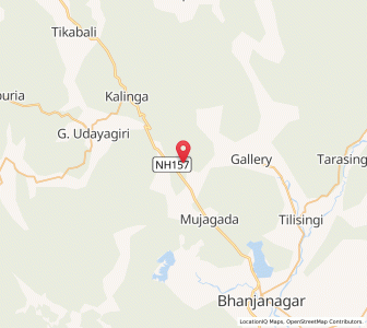 Map of Rombha, Odisha