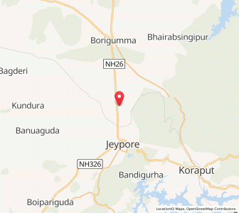 Map of Rondapolli, Odisha