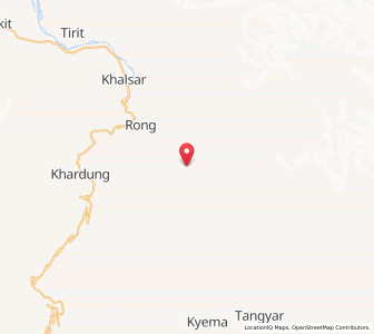 Map of Rongdu, Kashmir